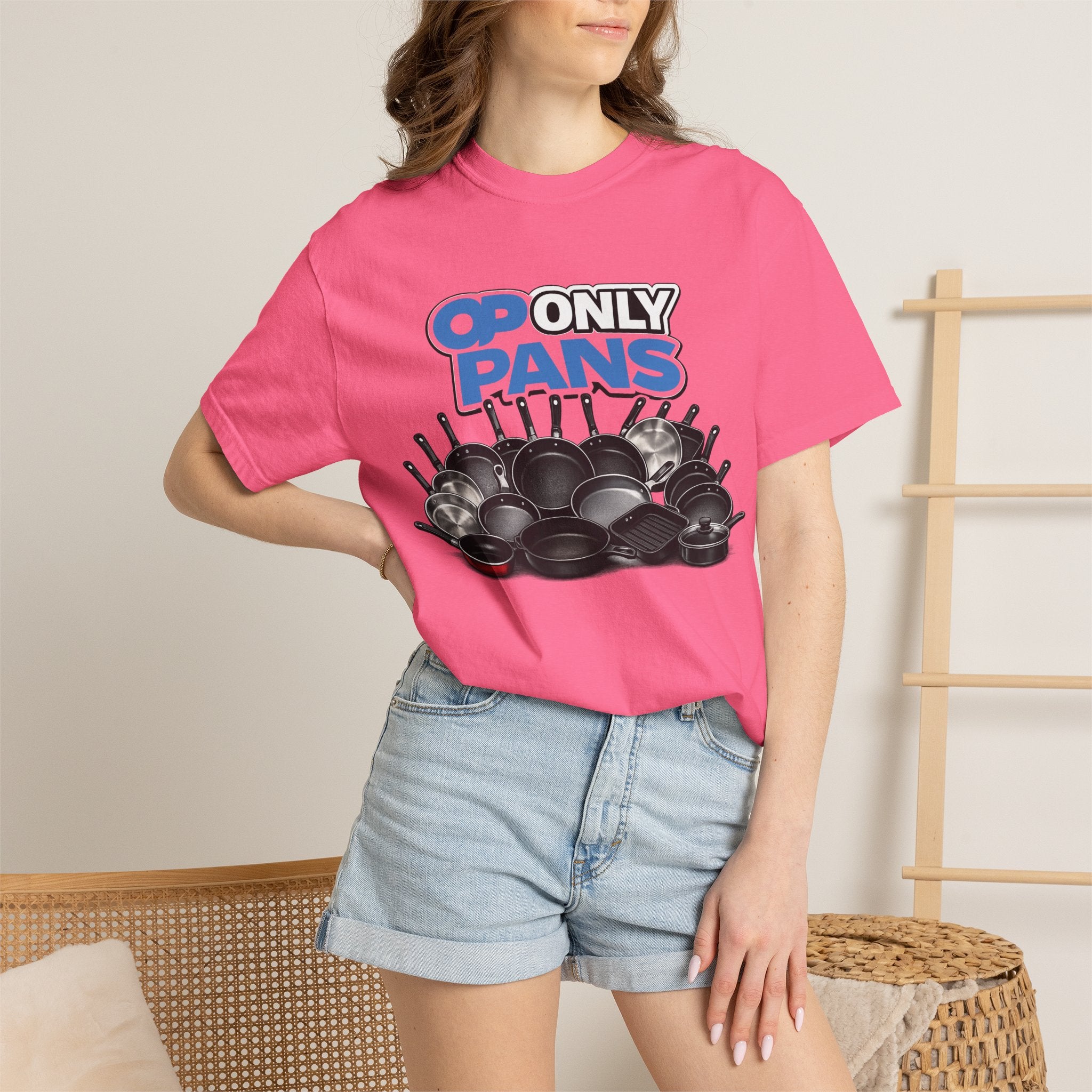 Only Pans T-Shirt — Funny Cookware Graphic Tee for Cooks & Kitchen Lovers