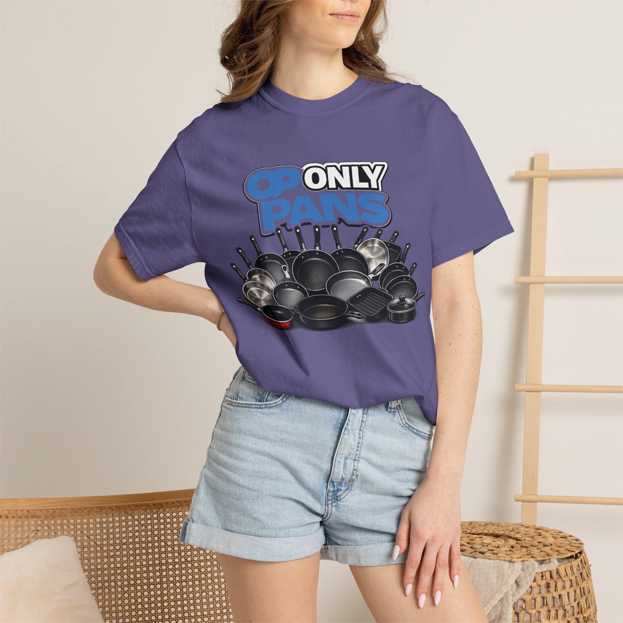 Only Pans T-Shirt — Funny Cookware Graphic Tee for Cooks & Kitchen Lovers